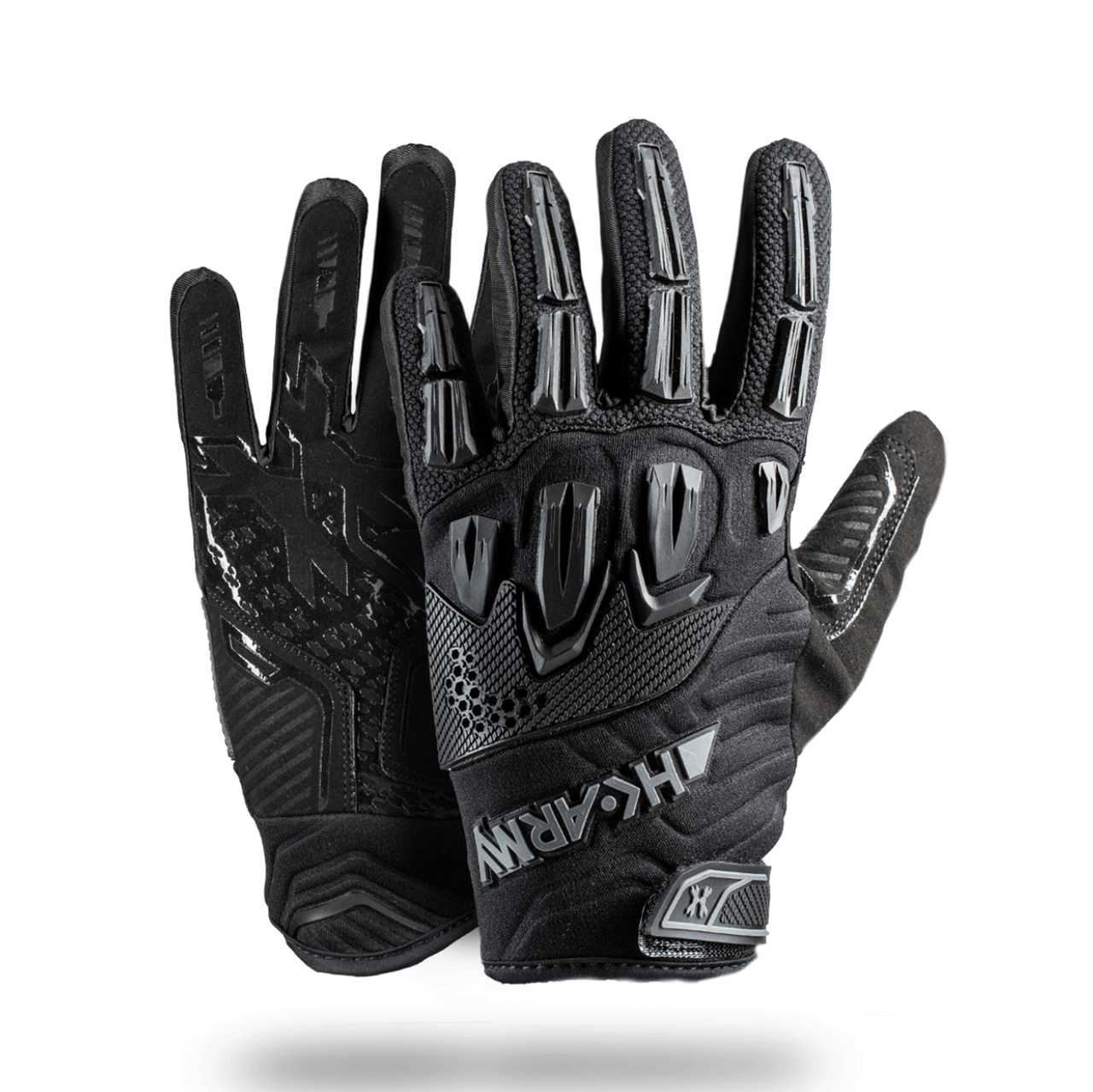 HK ARMY Hardline Armored Glove (Full Finger) - Blackout