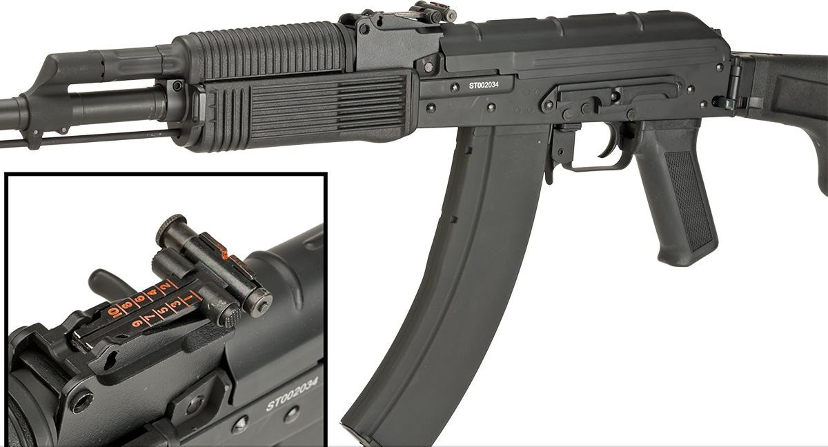 CYMA Standard RPK LMG Airsoft AEG Rifle w/ Steel Bipod and Polymer Folding Stock (Package: Gun Only)