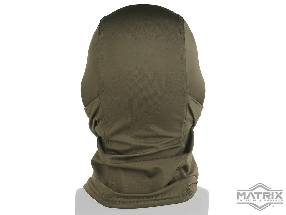 Matrix Knight Balaclava Headgear w/ Mesh Mouth Protector (Color: OD Green)