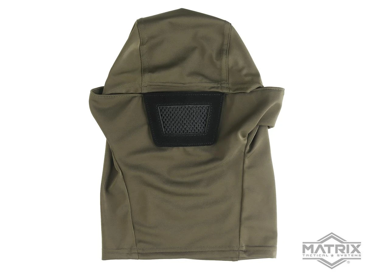 Matrix Knight Balaclava Headgear w/ Mesh Mouth Protector (Color: OD Green)