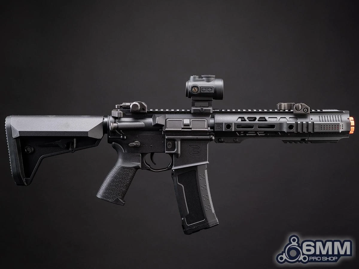 6mmProShop x SAI GRY AR-15 Airsoft AEG Rifle (Color: Black / 6.5" / Gun Only)