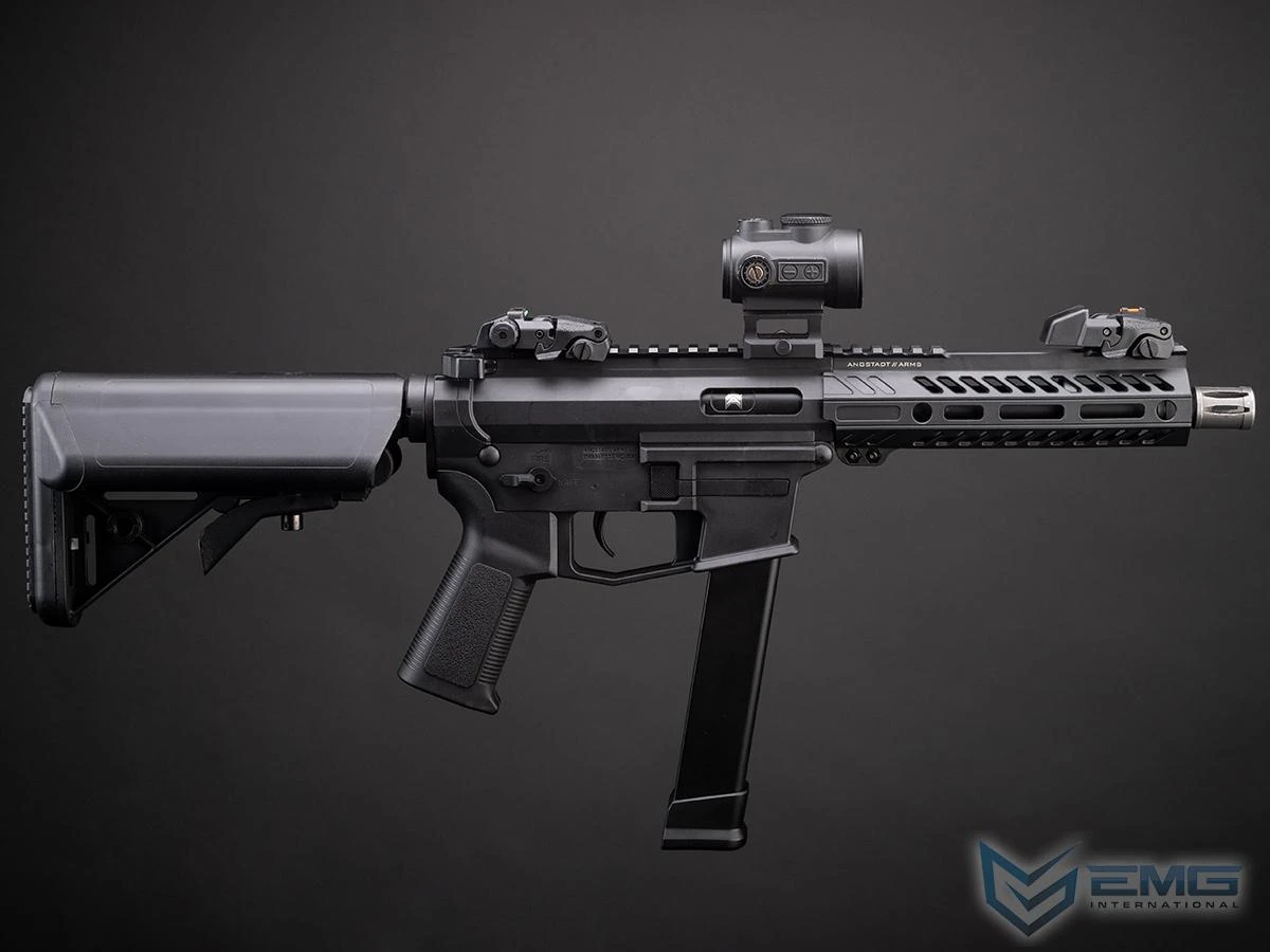 EMG x Angstadt Arms UDP-9 Pistol Caliber Carbine AEG with Battery and Charger (Color: Black / 7.5")