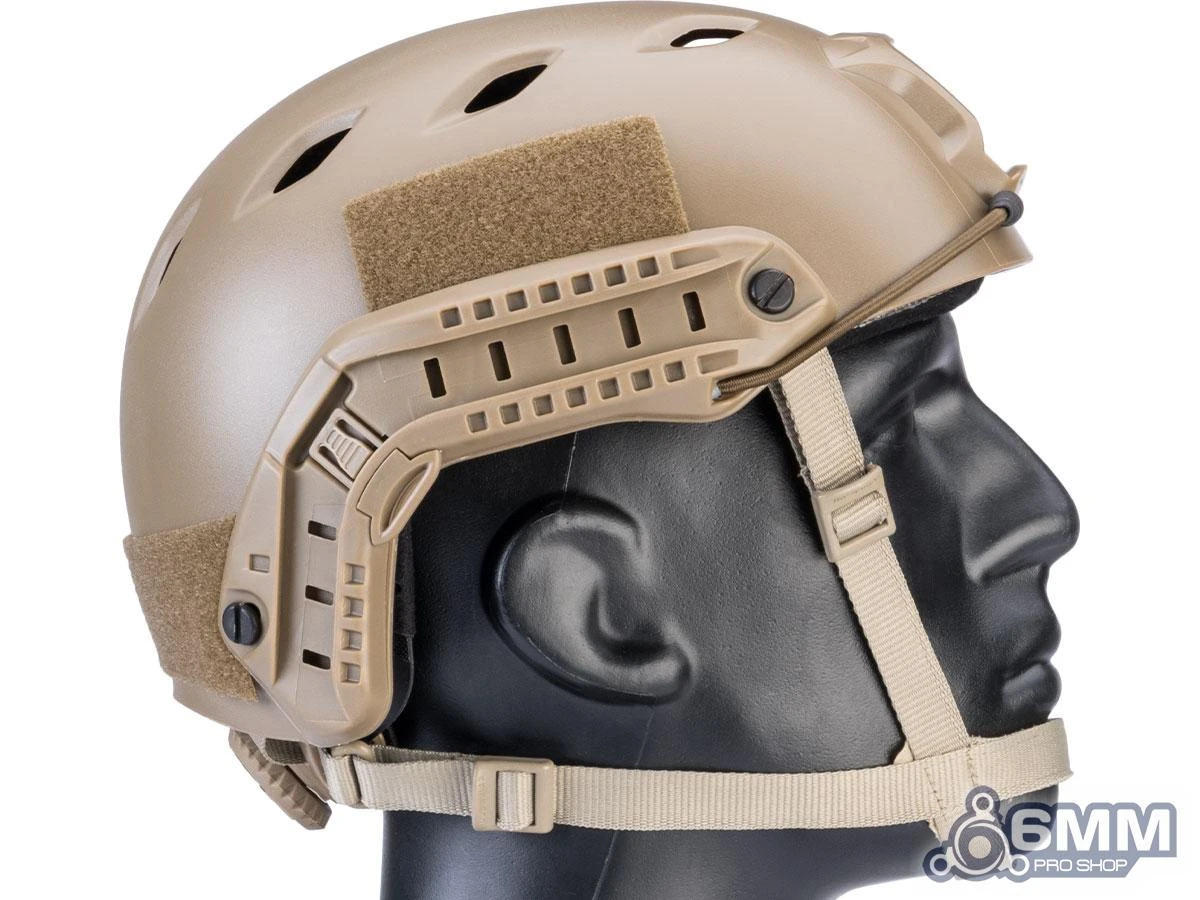 6mmProShop Advanced Base Jump Type Tactical Airsoft Bump Helmet (Color: Dark Earth / Medium - Large)