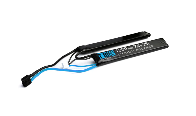 Titan LiPo 1200mAh 7.4v 25C Nunchuck T-Plug (Tamiya)