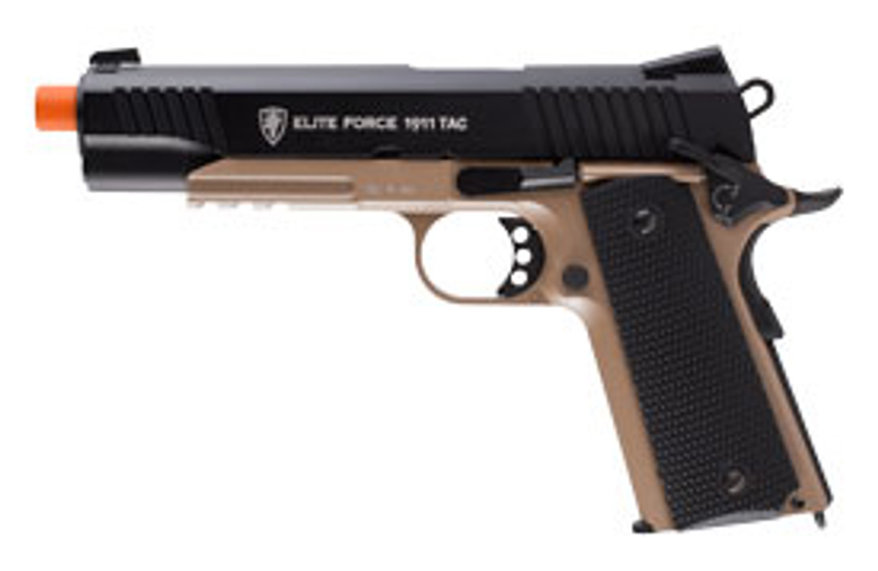 ELITE FORCE 1911 TAC - BLACK/DARK EARTH BROWN