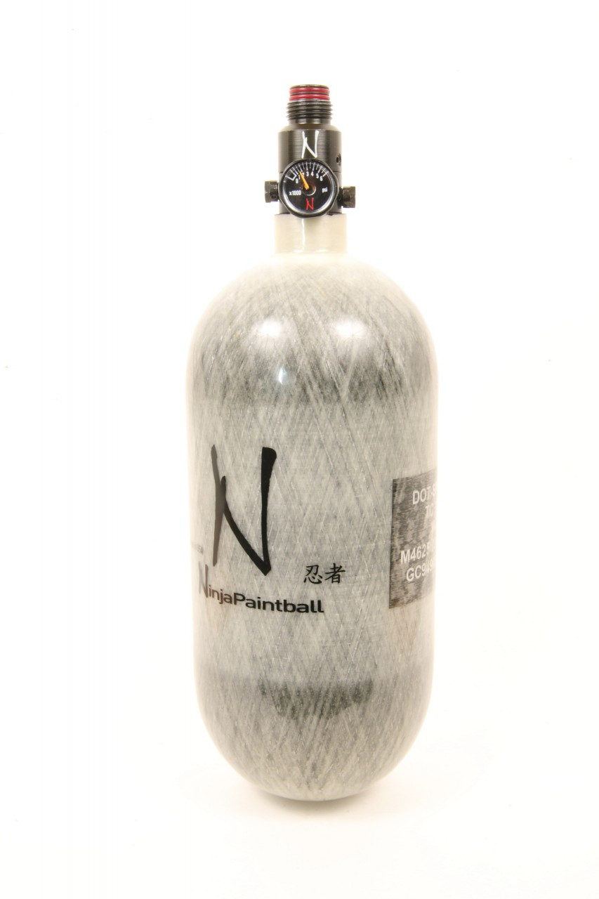 Ninja 90/4500 SLP Carbon Fiber Air Tank (Grey) - AirsoftJunkiez.com
