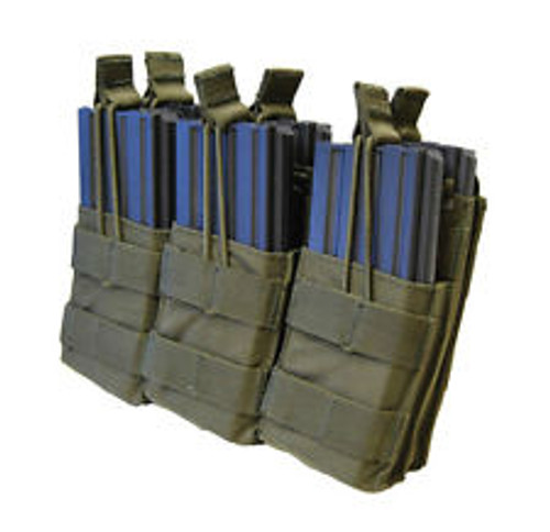 Condor Tactical Molle Triple Stacker M4 Mag Pouch - OD