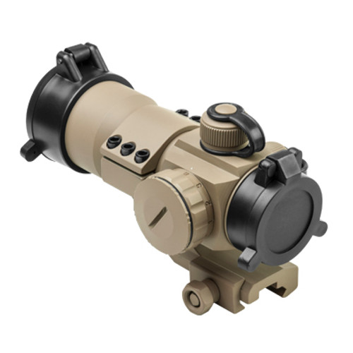 NcSTAR 1x35 Red/Green/Blue Dot Scope Sight - Tan