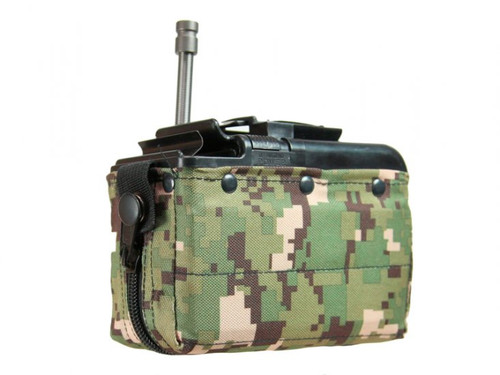 Knight's Armament Airsoft Stoner LMG 1200rd Electric Box Magazine -Woodland Knight's Armament Airsoft Stoner LMG 1200rd Electric Box Magazine -Woodland