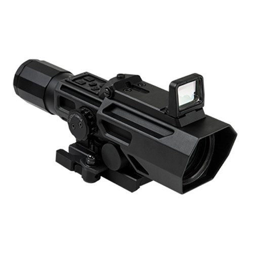 NcSTAR ADO 3-9X42 Scope w/Flip Up Red Dot Optic-Blk