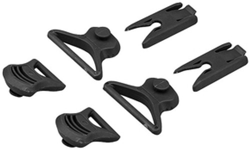 Goggle Swivel Clips For ARC Helmet Rail ( blk)