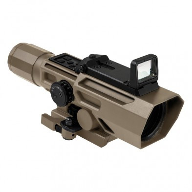 ADO 3-9X42 Scope w/Flip Up Red Dot Optic