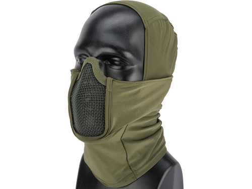 Matrix Shadow Fighter Headgear w/ Mesh Mouth Protector - Green Matrix Shadow Fighter Headgear w/ Mesh Mouth Protector - Green