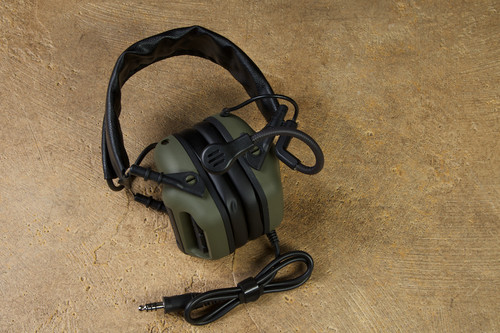 RogerTech EVO409 Ulitmate Edition Electronic Hearing Protection Nexus TP-120 - Olive Drab