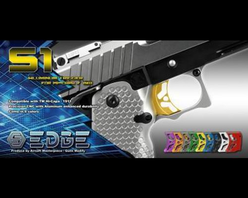 EDGE Custom "S1" Aluminum Trigger for Hi-CAPA/1911 | Select Color