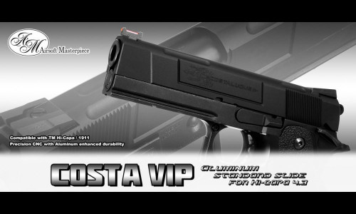 Airsoft Masterpiece "Costa VIP" Slide for Hi-CAPA 4.3 | Select Color