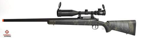 EMG Barrett Fieldcraft Airsoft Precision Bolt-Action Sniper Rifle with Featherweight Zero Trigger (Color: Multicam Black)