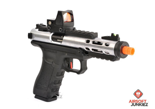 WE-Tech Galaxy Select-Fire Gas Blowback Airsoft Pistol | Silver