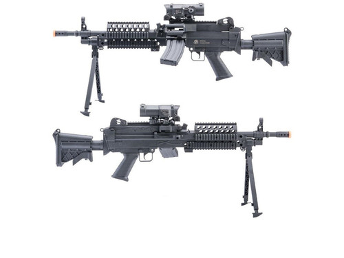 Cybergun FN Licensed M249 "Featherweight" Airsoft Machine Gun (Model: MK46 / 350 FPS) Cybergun FN Licensed M249 "Featherweight" Airsoft Machine Gun (Model: MK46 / 350 FPS)