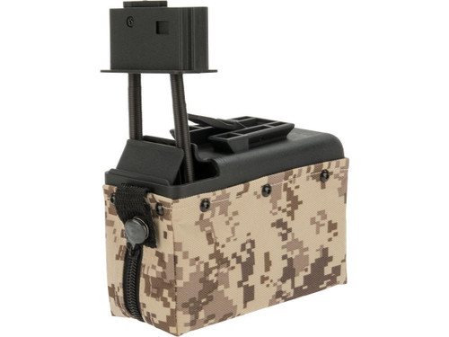 A&K 1500 Round Box Magazine for Airsoft M249 Series AEG (Color
