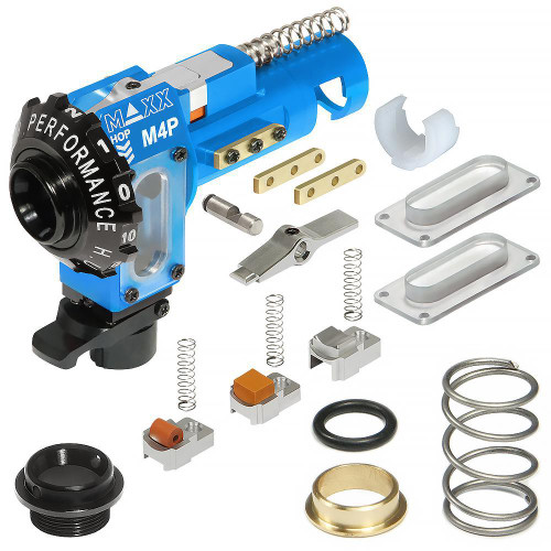 MAXX CNC Aluminum Hopup Chamber M4A - PRO |AEG - AirsoftJunkiez.com MAXX CNC Aluminum Hopup Chamber M4A - PRO |AEG - AirsoftJunkiez.com
