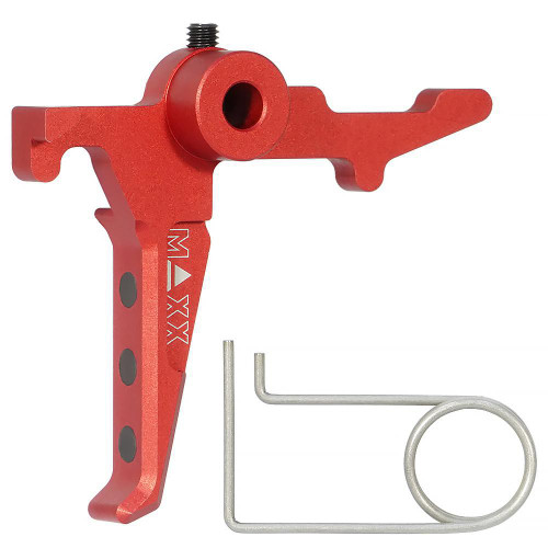 Maxx CNC Aluminum Advanced Trigger (Style E) (RED) for MTW