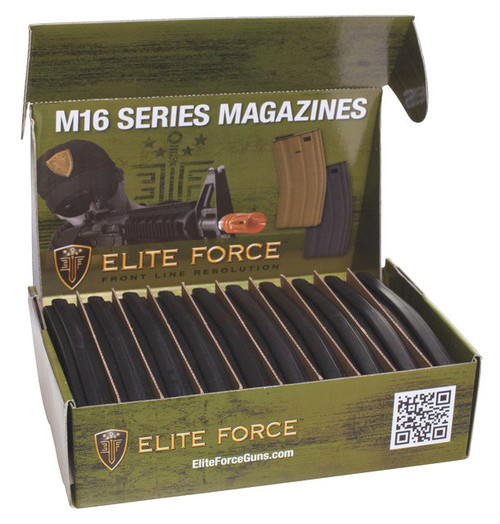 Elite Force 140rd Mid-Cap Magazine Black for M4/M16 AEG