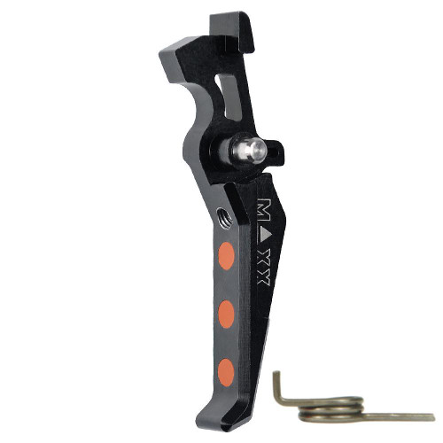 Maxx CNC Aluminum Advanced Trigger (Style E) (Black) | AEG