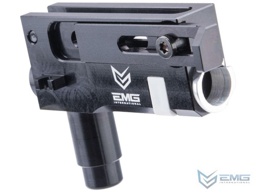 EMG x Retro Arms CNC Machined Aluminum Hop-Up Unit for AK Series Airsoft AEGs (Color: EMG Black)