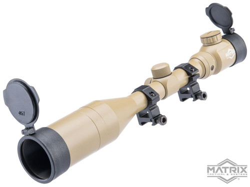 Matrix 3-9x50 Illuminated Reticle Sniper Scope