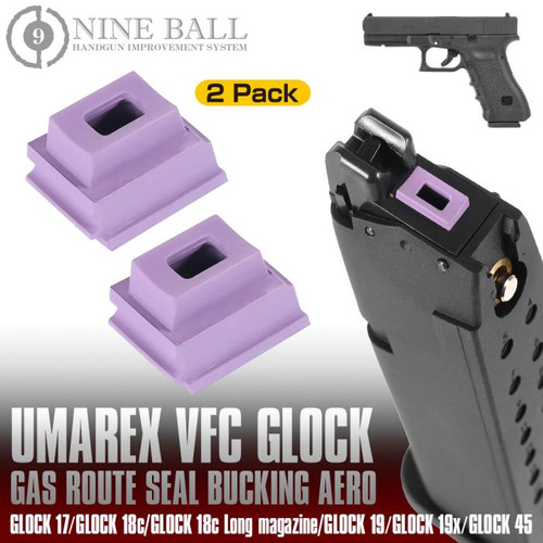 Nine Ball UMAREX VFC Glock Gas Route Seal Bucking Aero [2 Pack]