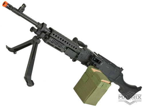 Matrix M240 AEG Machine Gun w/ Box Magazine (Plastic Stock)