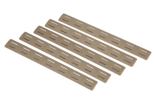 BCM­® M-LOK™ Rail Panel Kit, 5.5-inch (FIVE Pack) - Tan