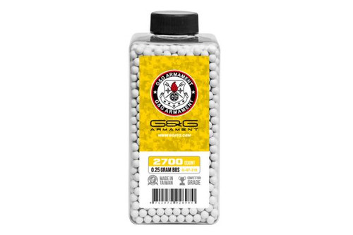 G&G .25g BBs - 2700CT Bottle