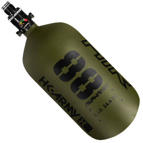 Alpha Air® - 88ci/4500psi HP8 Air System - Striker- Olive/Black