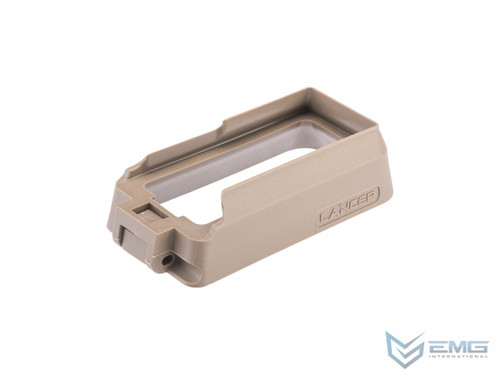 EMG Lancer Systems Adaptive Magwell for M4 Airsoft Rifles (Color: Dark Earth)