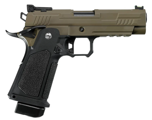 ARCTURUS Vanguard 4.3" Hi-Capa GBB Pistol BLK-TAN
