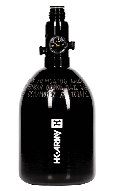 HK Army 26ci / 3000psi Aluminum Compressed Air Tank - Stubby - Black