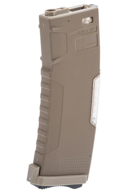 BAMF GEN2 Polymer 450rd Hi-Cap Flash Magazine for M4 Series Airsoft AEG Rifles (Model: Tan / Single Mag)