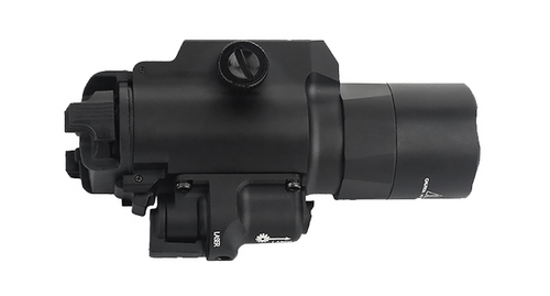 Atlas Custom Works X400 Ultra Tactical LED Rail Mount Light w/ Green Laser (Black)