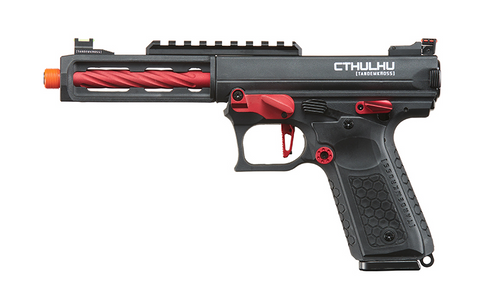 Lancer Tactical x Tandemkross CTHULHU Gas Blow Back Pistol - (Black/Red)