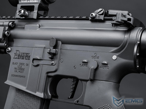 EMG Specna Arms Daniel Defense Licensed MK18 SA-E19 EDGE Airsoft AEG Rifle w/ HAL 2 MOSFET (Color: Black)