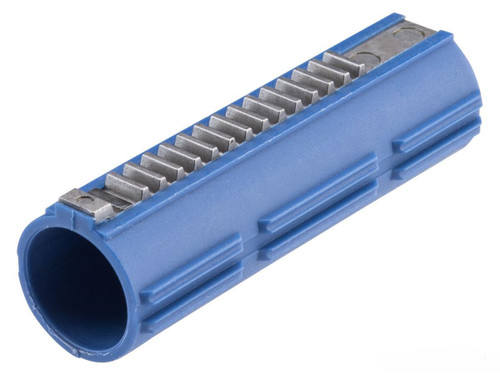 Rocket Airsoft Half-Rack POM Piston w/ 14 MIM Steel teeth for AEG Gearboxes (Model: Standard)