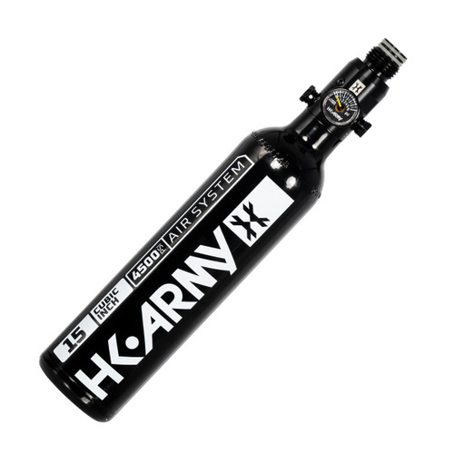 HK ARMY 15ci / 4500psi Aluminum Compressed Air Tank - Black