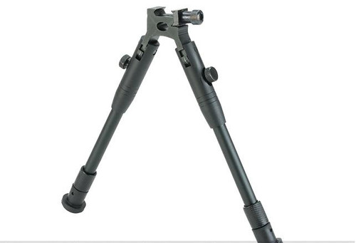 Matrix Full Metal Folding Bipod for Picatinny and 20mm Accessory Rails with Rubberized Feet