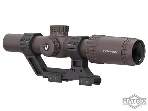 Matrix S6 1-6x24 LPVO SFP Rifle Scope w/ High Picatinny Mount - Vector Optics (Color: Coyote-Dark Earth)