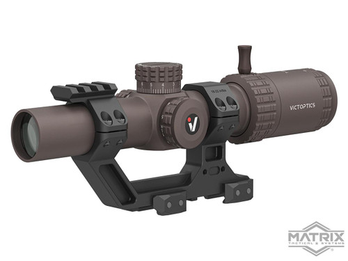 Matrix S6 1-6x24 LPVO SFP Rifle Scope w/ High Picatinny Mount - Vector Optics (Color: Coyote-Dark Earth)