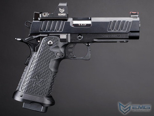 EMG Helios x Staccato P 2011 Gas Blowback Airsoft Pistol (Model: VIP Grip / CNC / Gun Only)