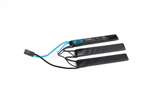 Titan LiPo 1200mAh 11.1v 25C Triple Tamiya