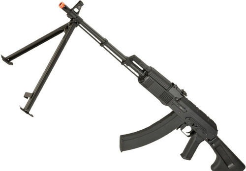 CYMA Standard RPK LMG Airsoft AEG Rifle w/ Steel Bipod and Polymer Folding Stock (Package: Gun Only)